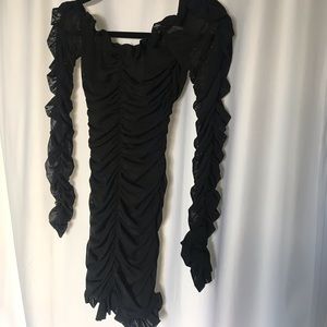 Ruched LBD. Sexy, comfy, stretchy.